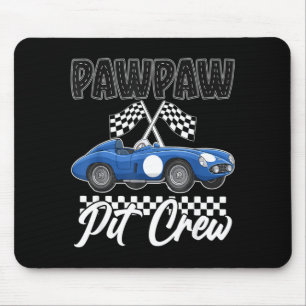 Race car birthday party racing family pawpaw pit mouse pad