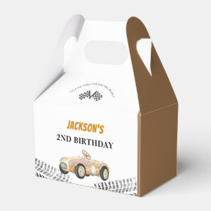 Race Car Boy Birthday Party Favour Box