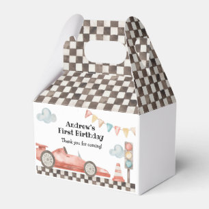 Race Car Boy Birthday Party Favour Box