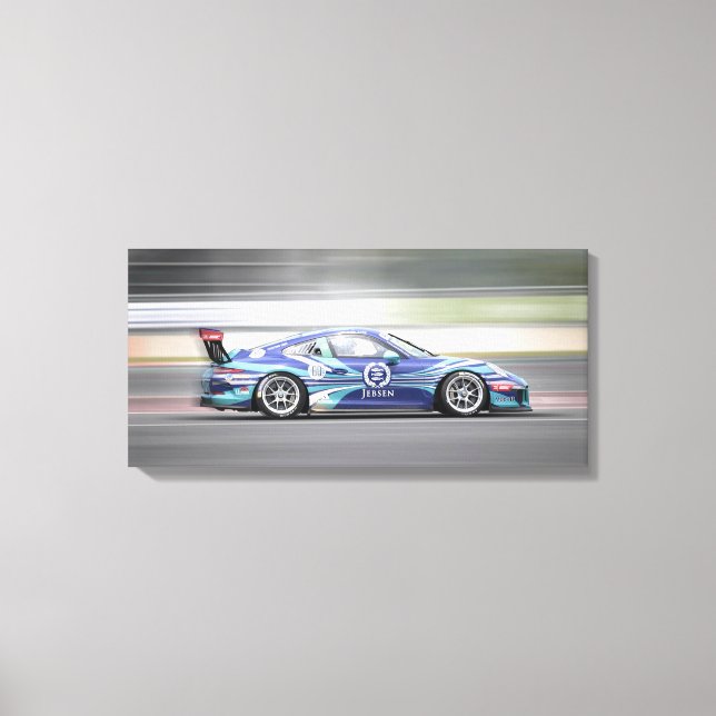 Race Car Canvas Print (Front)