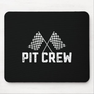 Race Car Driver Birthday Party Racing Family Pit C Mouse Pad