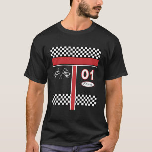 Race Car Driver Costume Shirt For Halloween