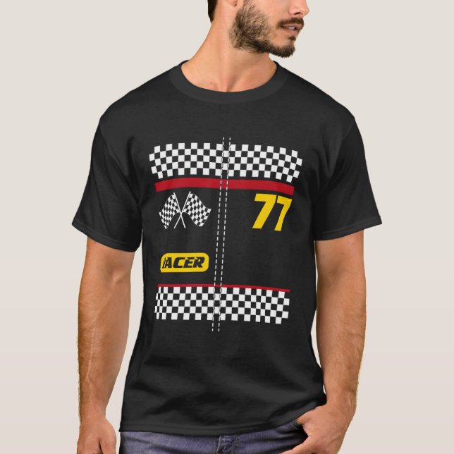 Race Car Driver For Halloween S T-Shirt (Front)