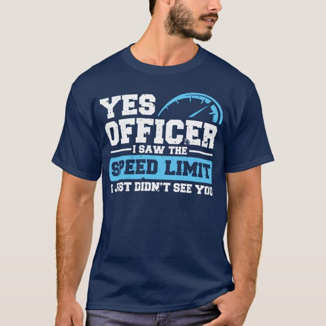 Race Car Fast Driving Race Carurbo Sports Car vint T-Shirt (Front)