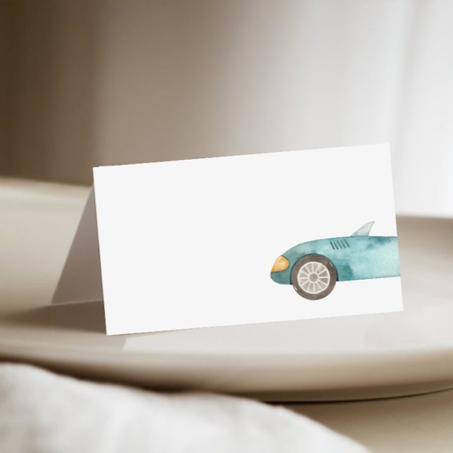 Race Car Fill in Buffet Place Card (Creator Uploaded)