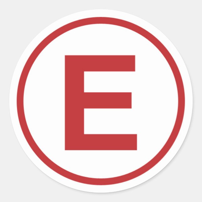 Race Car Fire Extinguisher Decal Set Classic Round Sticker (Front)