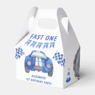 Race Car First Birthday Party  Favour Box