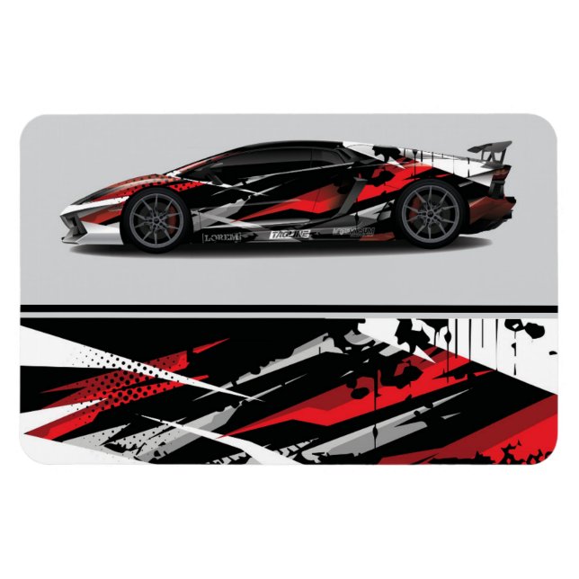 Race Car Magnet (Horizontal)