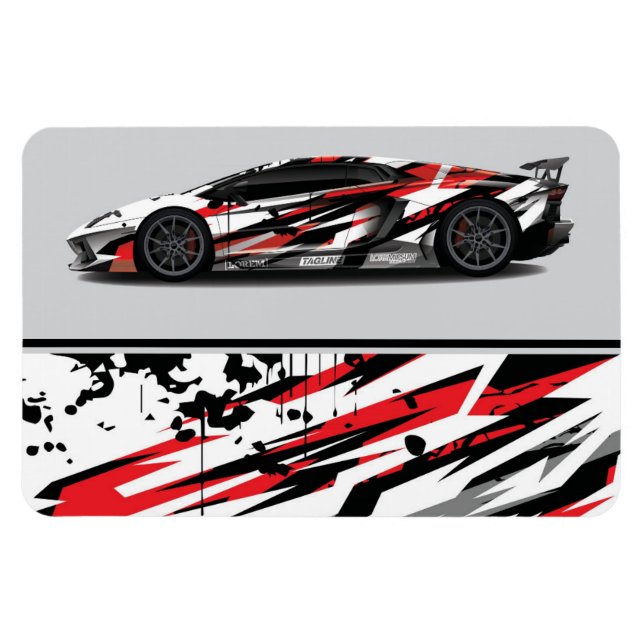 Race Car Magnet (Horizontal)
