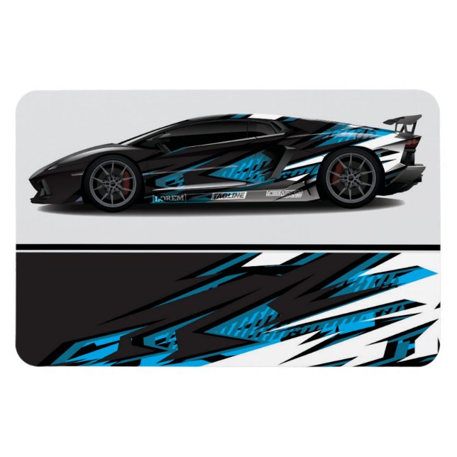 Race Car Magnet (Horizontal)