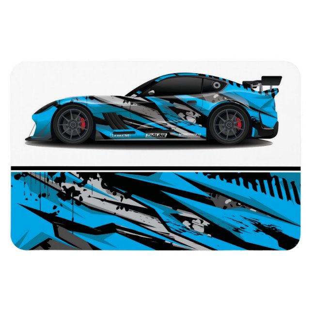 Race Car Magnet (Horizontal)