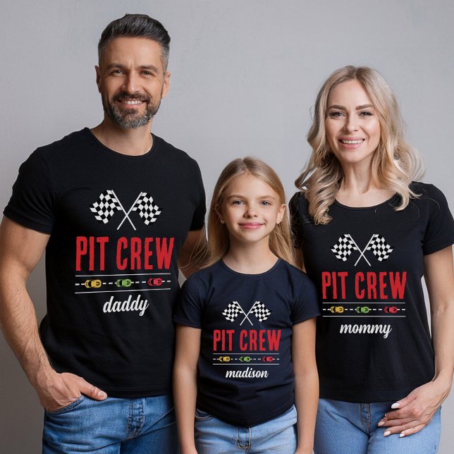 Race Car Matching Pit Crew Daddy T-Shirt (Creator Uploaded)