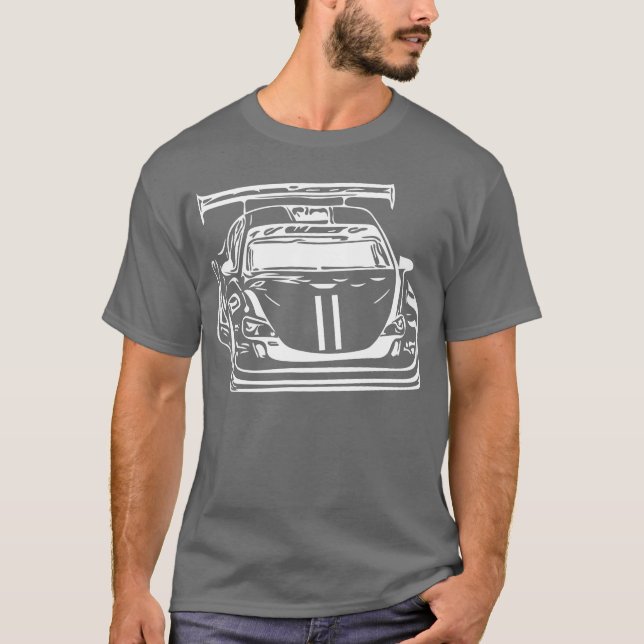 Race Car Motor Sports Powerful Cars family friend T-Shirt (Front)