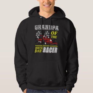 Race Car Party Grandpa Of The Birthday Racer Racin Hoodie