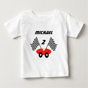 Race Car/ Personalizable Baby T-Shirt
