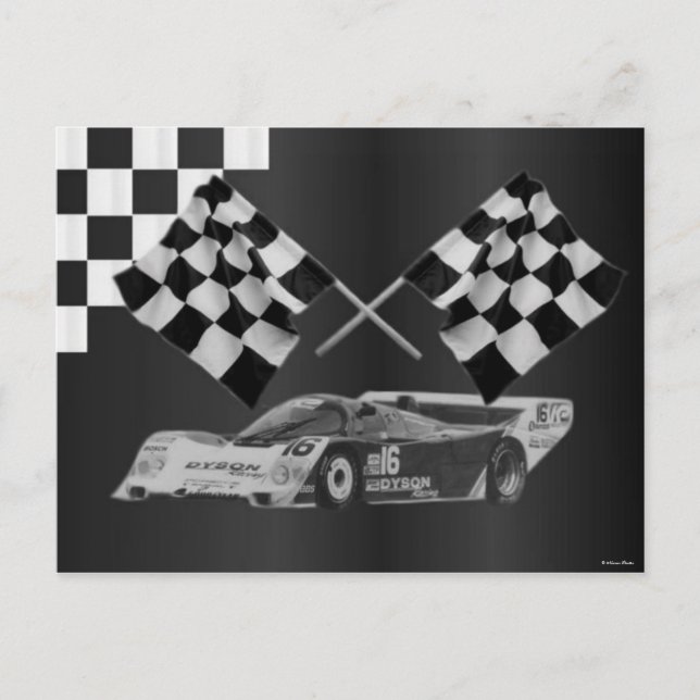 Race Car Postcard (Front)