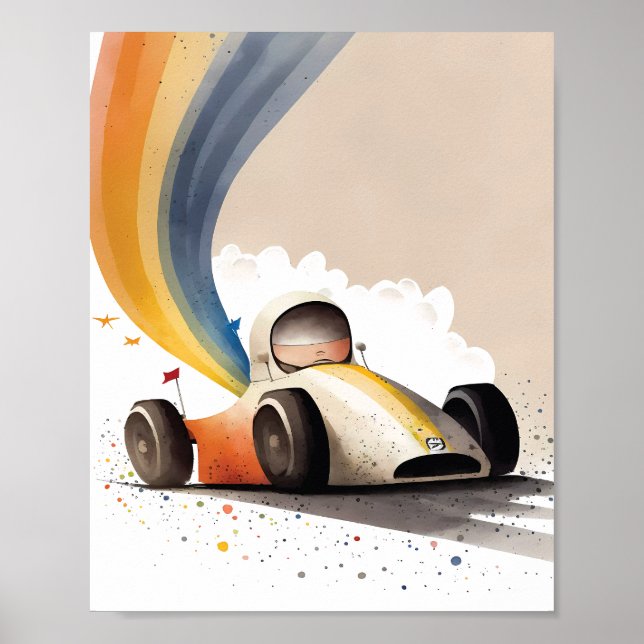 Race Car Poster (Front)