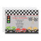 Race Car Racecar Brithday Boys Birthday Invitation