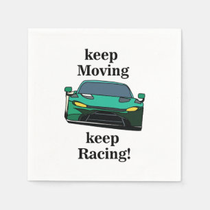 Race Car Racing Racer Birthday Party Napkin