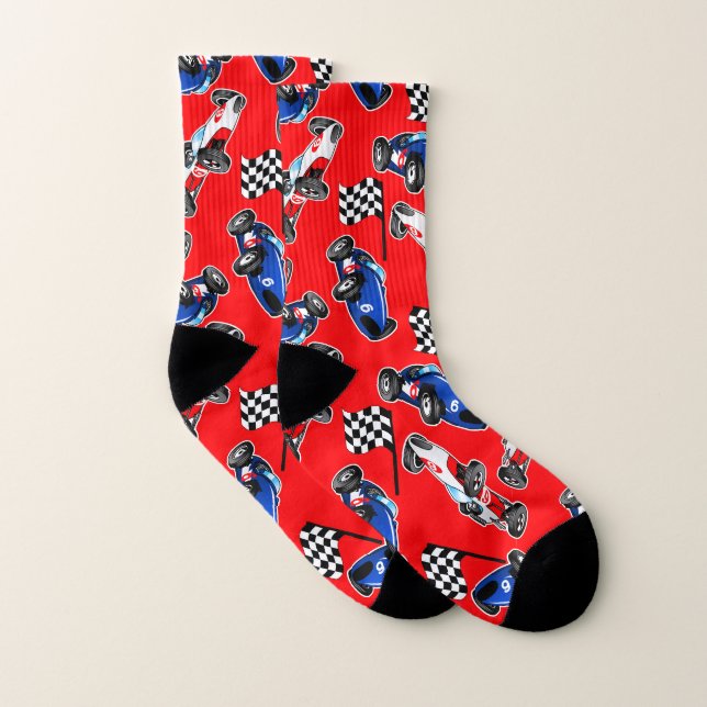 Race Car Socks (Pair)