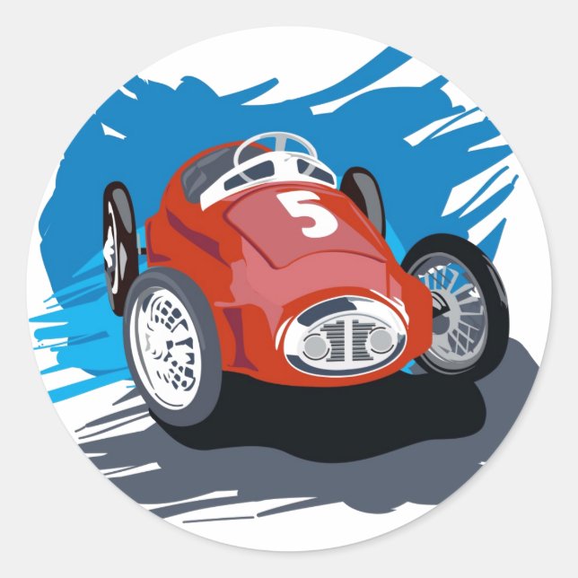 Race Car Sticker (Front)
