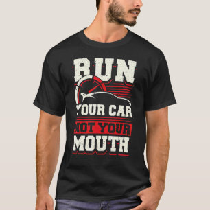 Race Car Street Racer Vintage I Love When You Talk T-Shirt