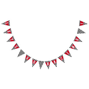 Race Car Theme Party Boy Birthday Bunting