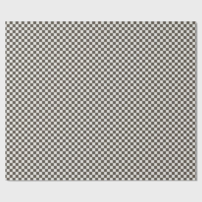 Race Car Themed Checker Flag Wrapping Paper (Flat)