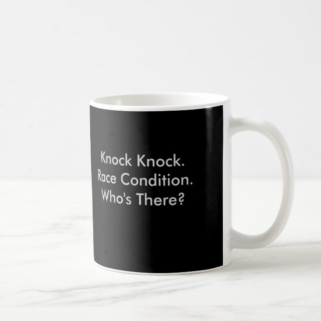 RACE CONDITION COFFEE MUG (Right)