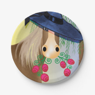 Race Day Paper Plate