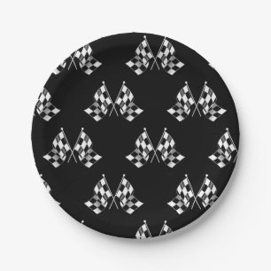 Race Day Paper Plates