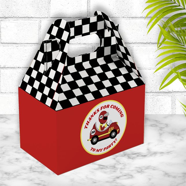 Race Fans Birthday Party Favour Box (Creator Uploaded)