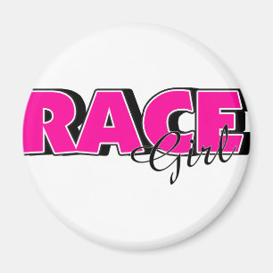 Race Girl Magnet