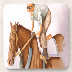 Race Horse and Jockey Coaster