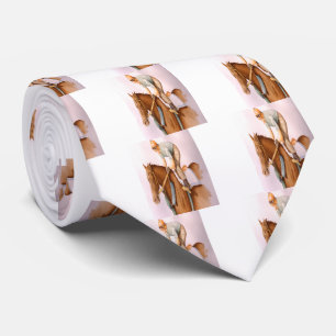 Race Horse and Jockey Tie