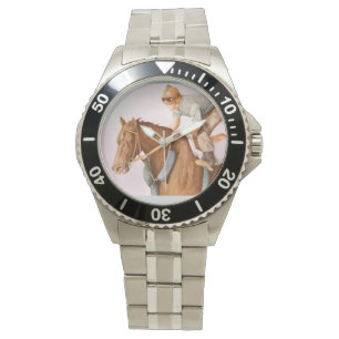 Race Horse and Jockey Watch