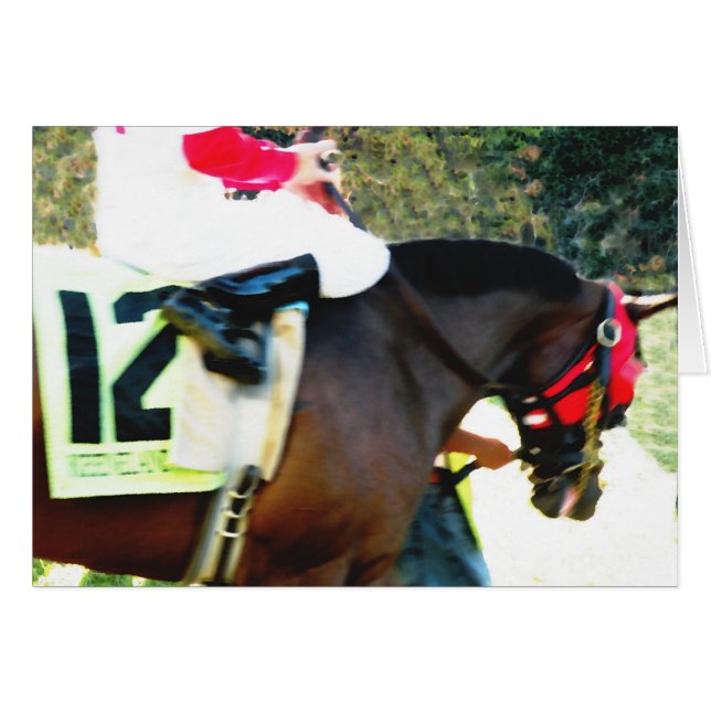 Race Horse card (Front Horizontal)