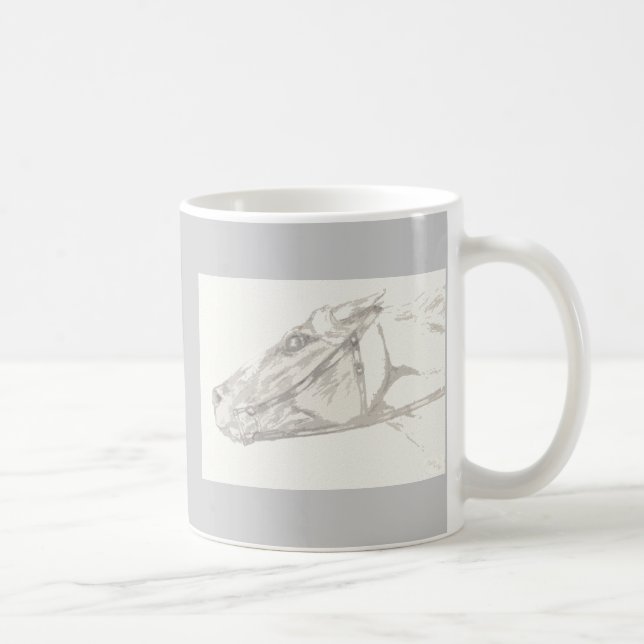 Race Horse Coffee Mug (Right)