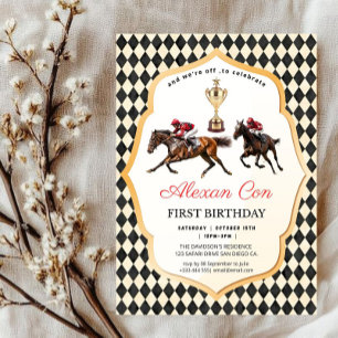  Race Horse Derby Party Equestrian Invitation