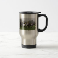 Race Horse Field Stainless Travel Mug