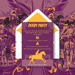 Race Horse Party Invitation