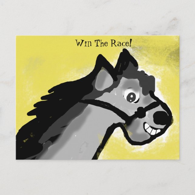 Race Horse Postcard (Front)