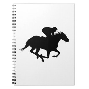 Race Horse Silhouette Notebook