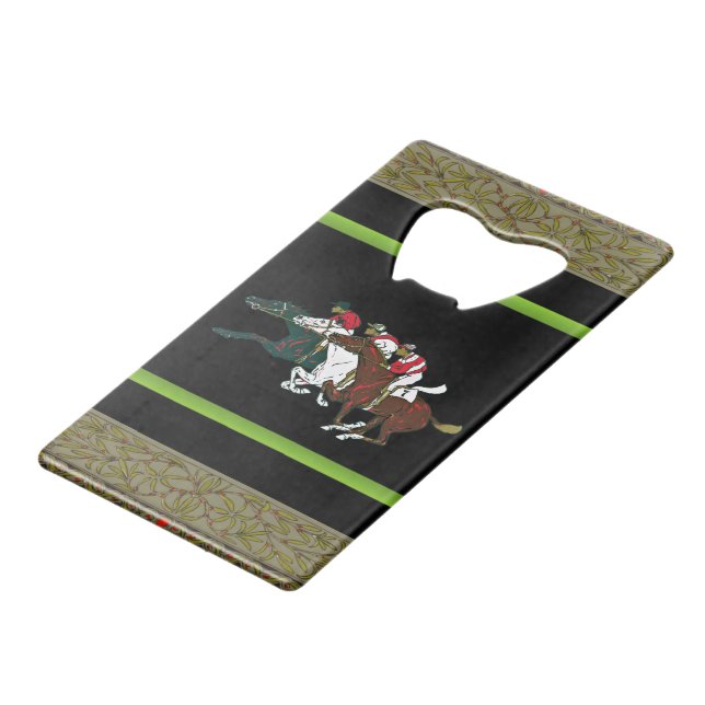 Race Horses Bottle Opener (Back Angled)