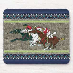 Race Horses Mouse Pad