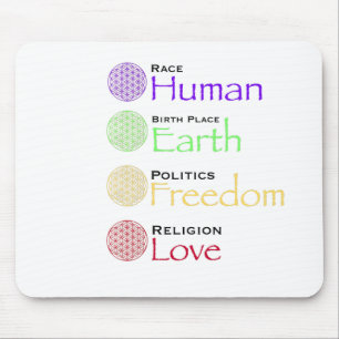 Race: Human Birthplace: Earth Politics: Freedom Re Mouse Pad