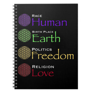 Race: Human Birthplace: Earth Politics: Freedom Re Notebook
