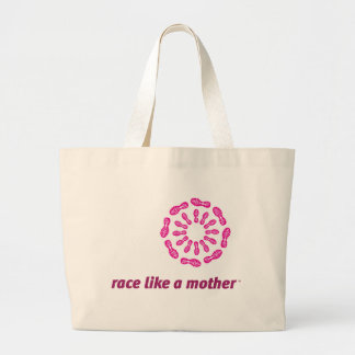 Race Like a Mother Jumbo Tote