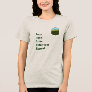 Race Pace Crew Volunteer Repeat Tri-Blend Shirt