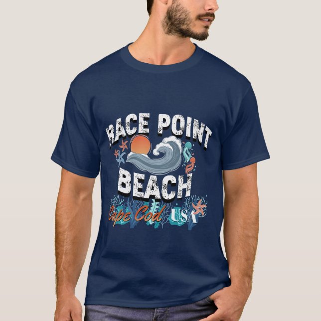 Race Point Beach, Cape Cod, Massachusetts T-Shirt (Front)